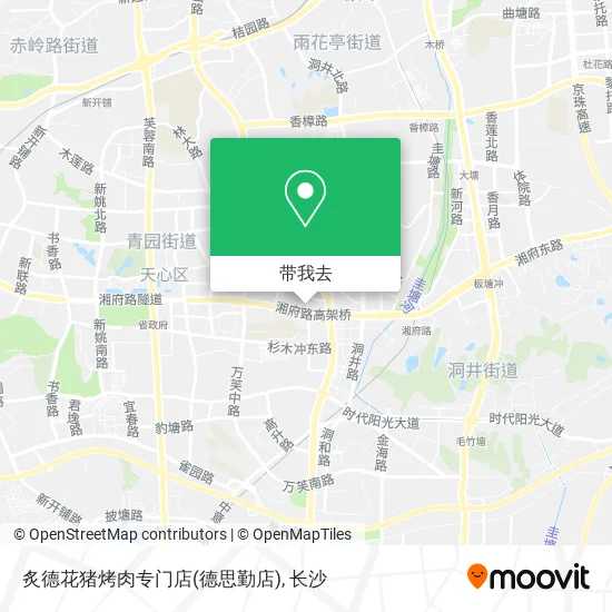 炙德花猪烤肉专门店(德思勤店)地图