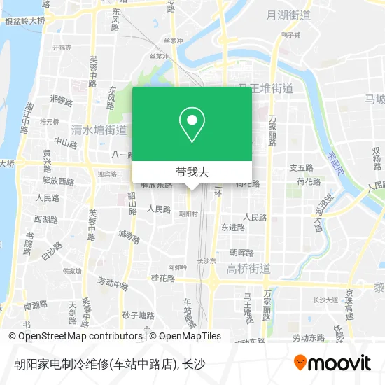 朝阳家电制冷维修(车站中路店)地图