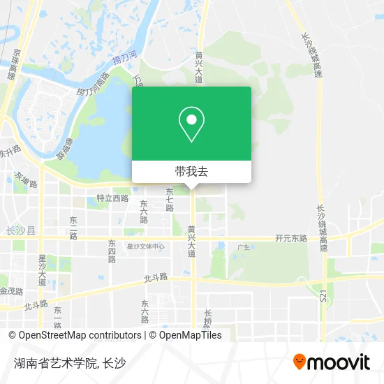 湖南省艺术学院地图