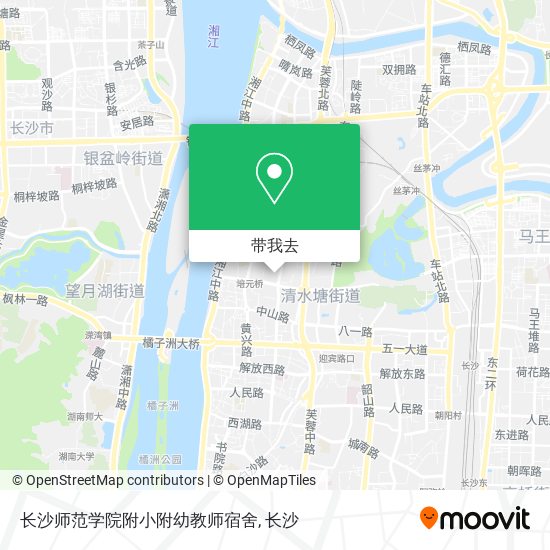 长沙师范学院附小附幼教师宿舍地图