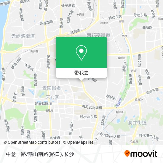 中意一路/韶山南路(路口)地图