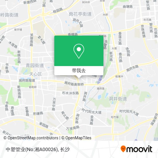 中塑管业(No:湘A00026)地图