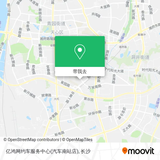 亿鸿网约车服务中心(汽车南站店)地图
