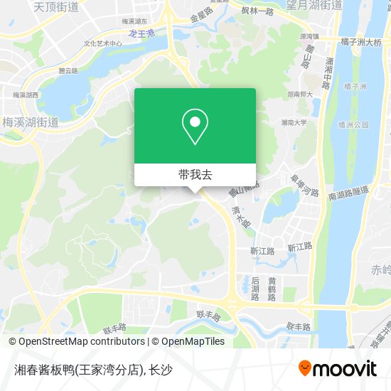 湘春酱板鸭(王家湾分店)地图