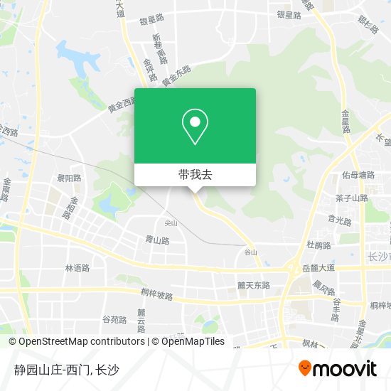 静园山庄-西门地图