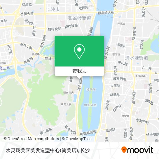 水灵珑美容美发造型中心(简美店)地图