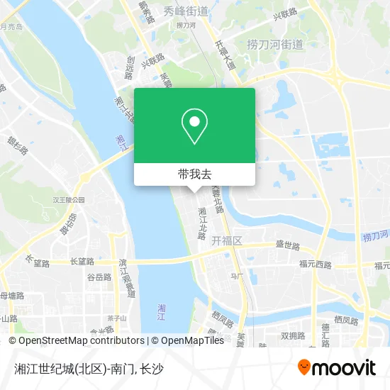 湘江世纪城(北区)-南门地图