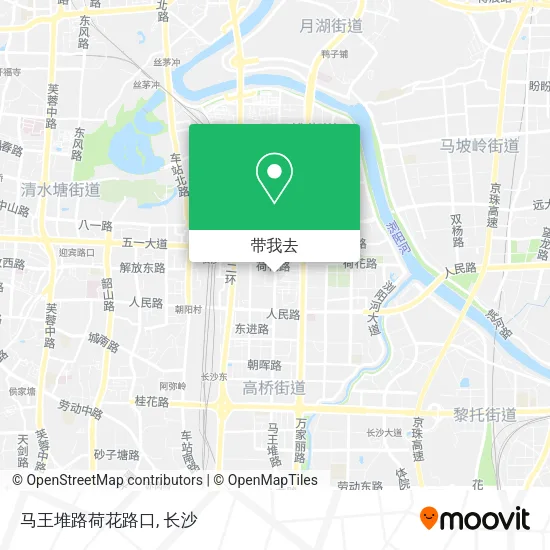 马王堆路荷花路口地图