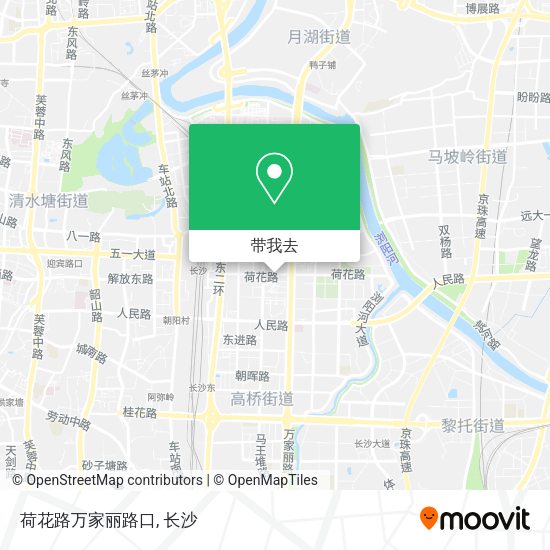 荷花路万家丽路口地图