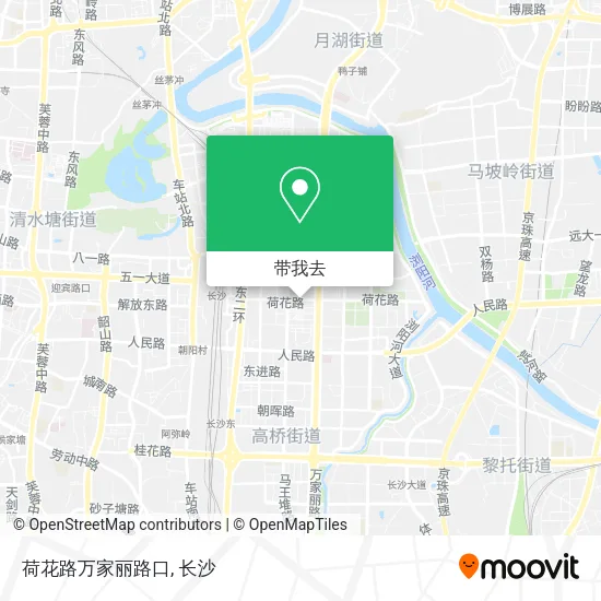 荷花路万家丽路口地图
