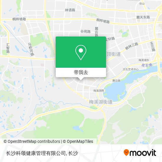 长沙科颂健康管理有限公司地图