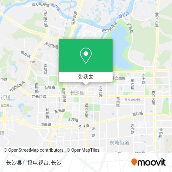 长沙县广播电视台地图