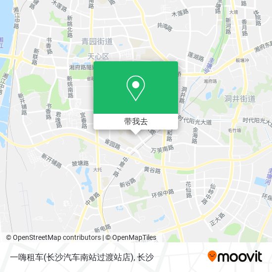 一嗨租车(长沙汽车南站过渡站店)地图