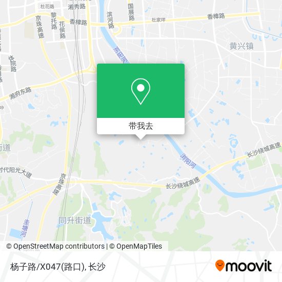 杨子路/X047(路口)地图