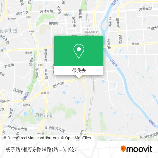 杨子路/湘府东路辅路(路口)地图