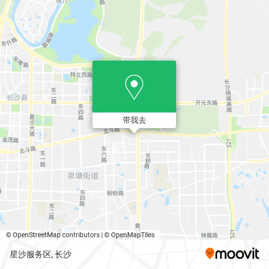 星沙服务区地图