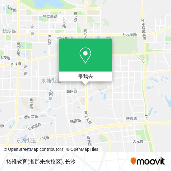 拓维教育(湘郡未来校区)地图