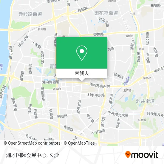 湘才国际会展中心地图
