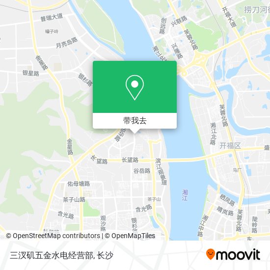 三汊矶五金水电经营部地图