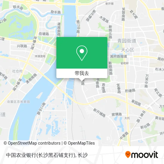 中国农业银行(长沙黑石铺支行)地图