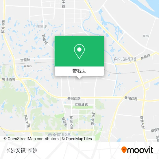 长沙安福地图