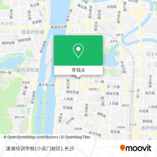 潇湘培训学校(小吴门校区)地图