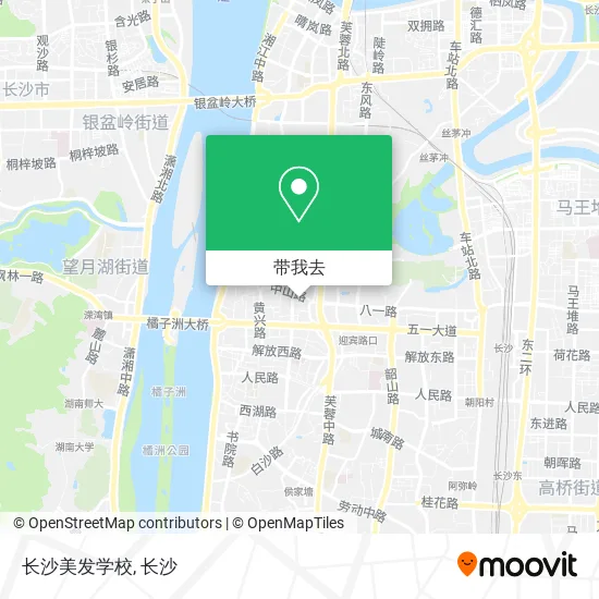长沙美发学校地图