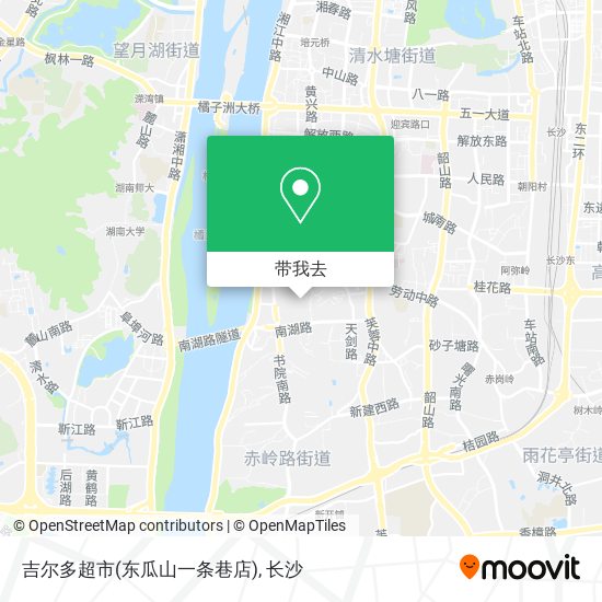 吉尔多超市(东瓜山一条巷店)地图