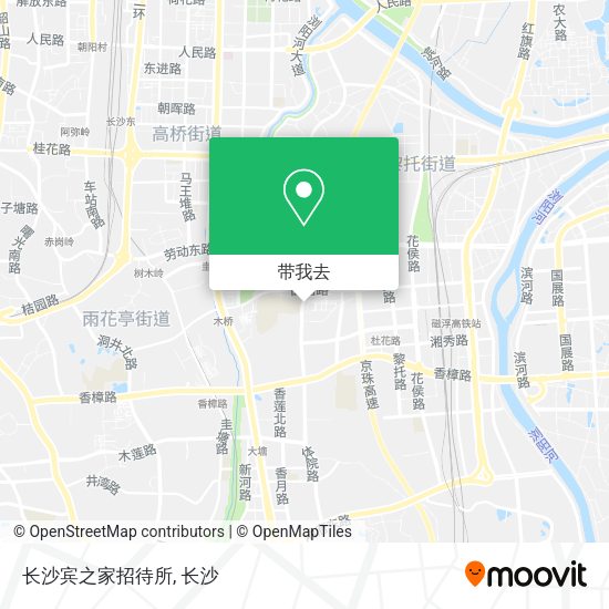 长沙宾之家招待所地图