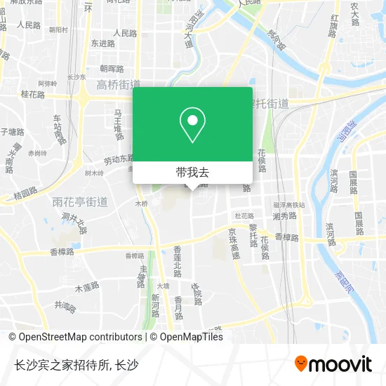长沙宾之家招待所地图