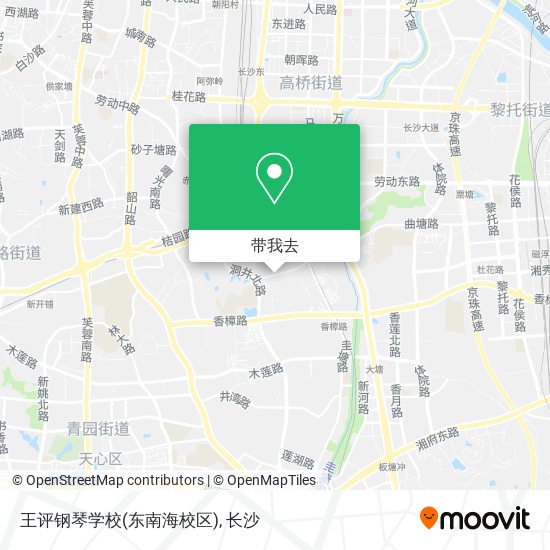 王评钢琴学校(东南海校区)地图