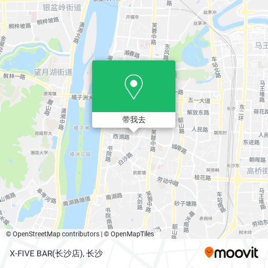 X-FIVE BAR(长沙店)地图