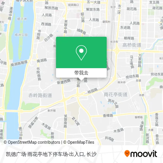 凯德广场·雨花亭地下停车场-出入口地图