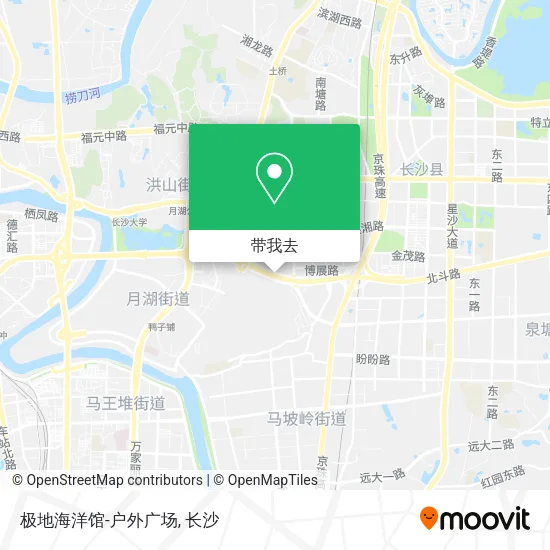 极地海洋馆-户外广场地图