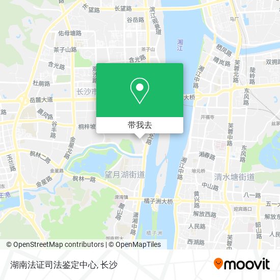 湖南法证司法鉴定中心地图