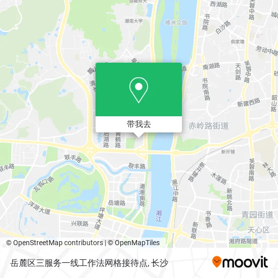 岳麓区三服务一线工作法网格接待点地图