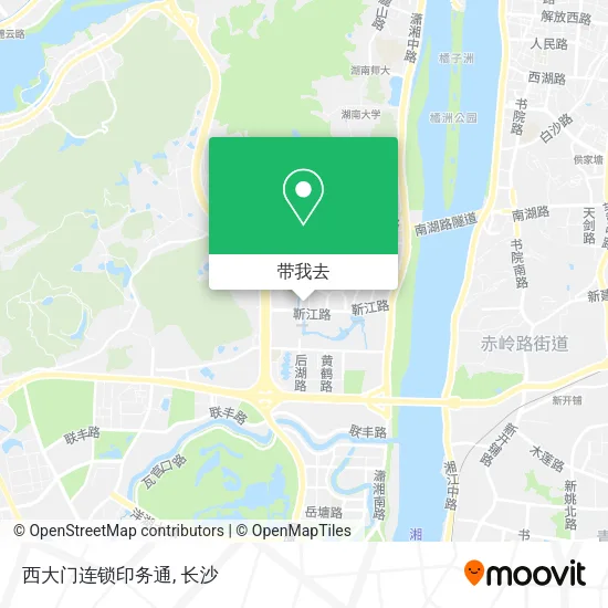 西大门连锁印务通地图