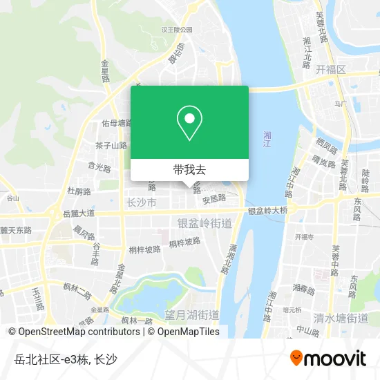 岳北社区-e3栋地图