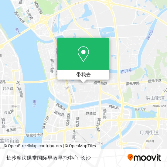 长沙摩法课堂国际早教早托中心地图