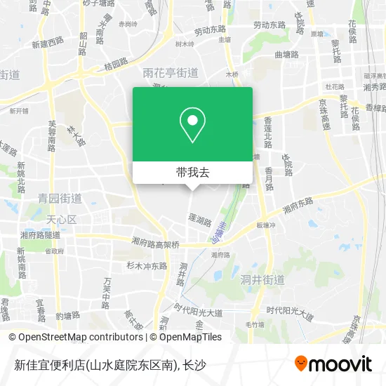 新佳宜便利店(山水庭院东区南)地图