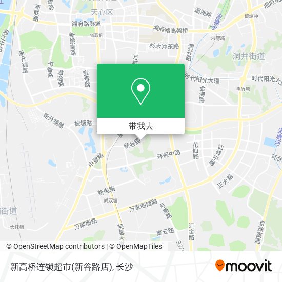 新高桥连锁超市(新谷路店)地图