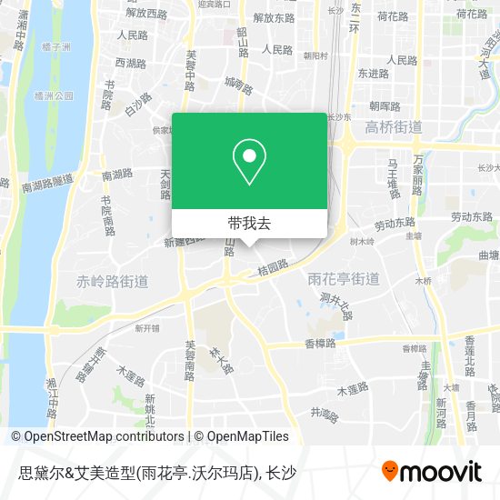 思黛尔&艾美造型(雨花亭.沃尔玛店)地图