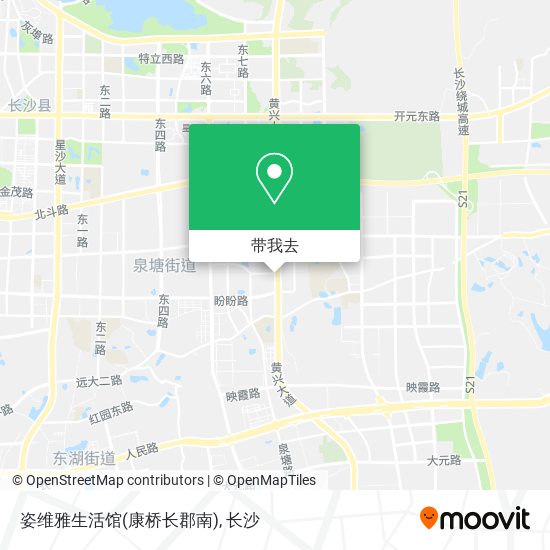 姿维雅生活馆(康桥长郡南)地图