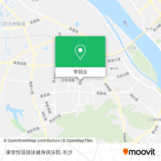 康壹恒温游泳健身俱乐部地图