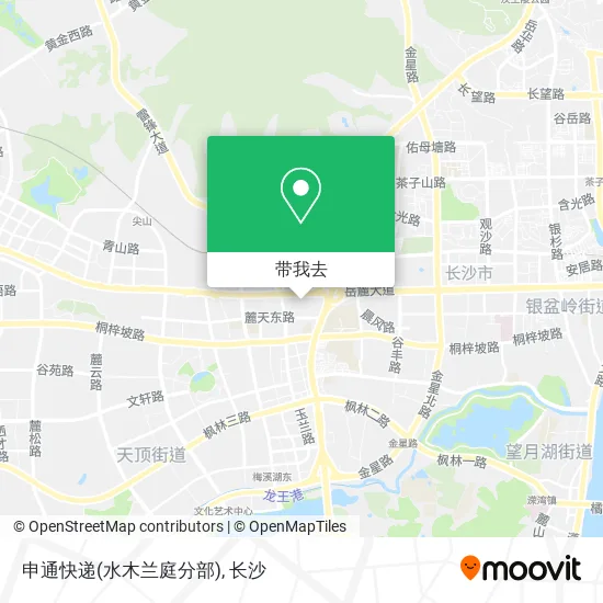 申通快递(水木兰庭分部)地图