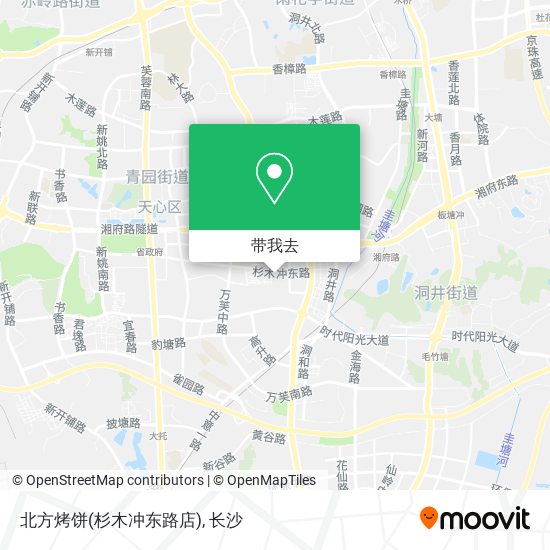 北方烤饼(杉木冲东路店)地图