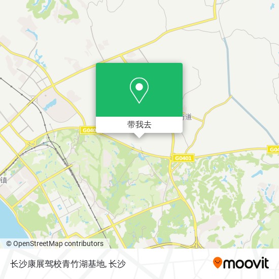 长沙康展驾校青竹湖基地地图
