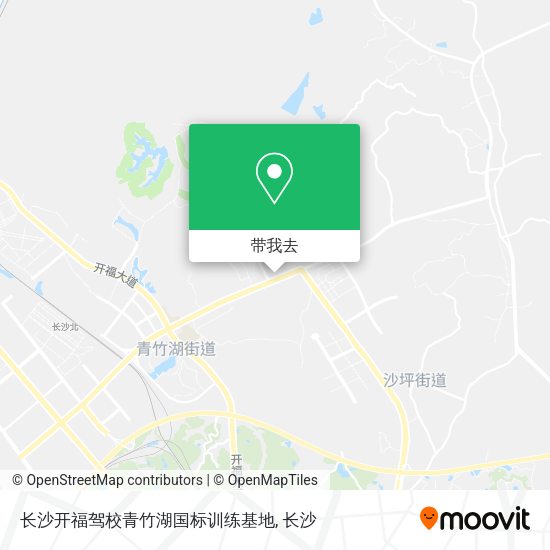 长沙开福驾校青竹湖国标训练基地地图