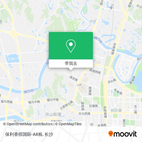 保利香槟国际-A8栋地图