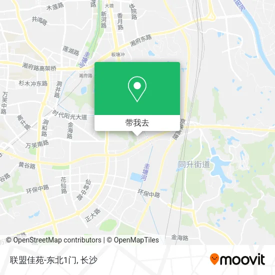 联盟佳苑-东北1门地图